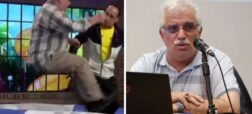 در حادثه‌ای دردناک کمر داور برنامه تلویزیونی «میدون» شکست! + ویدیو