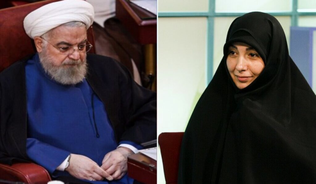 تشکر ویژه‌ی خانم سخنران پُر حاشیه از شورای نگهبان برای رد صلاحیت حسن روحانی + ویدیو