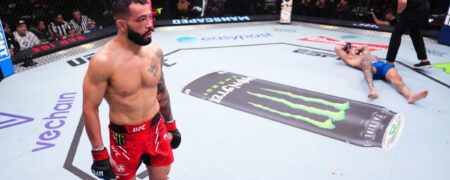 ناک اوت تماشایی مبارز UFC تنها با یک مشت که همه را شگفت زده کرد + ویدیو