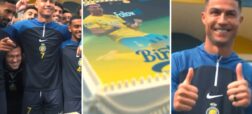 سورپرایز همبازی‌های کریستیانو رونالدو در النصر به مناسبت تولد ۳۹ سالگی او + ویدیو