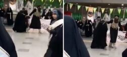 نمایش داعش در متروی تهران