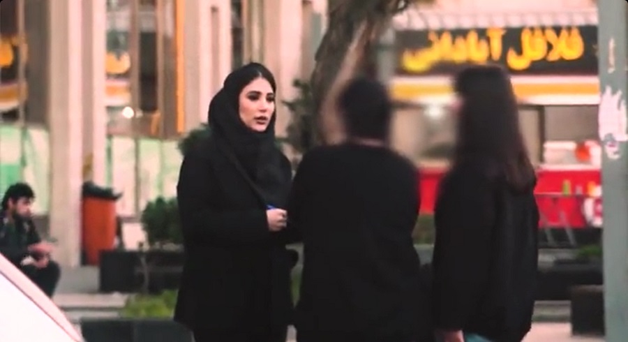 دوربین مخفی نظرسنجی از زنان بی حجاب در تهران که خبرساز شد + ویدئو