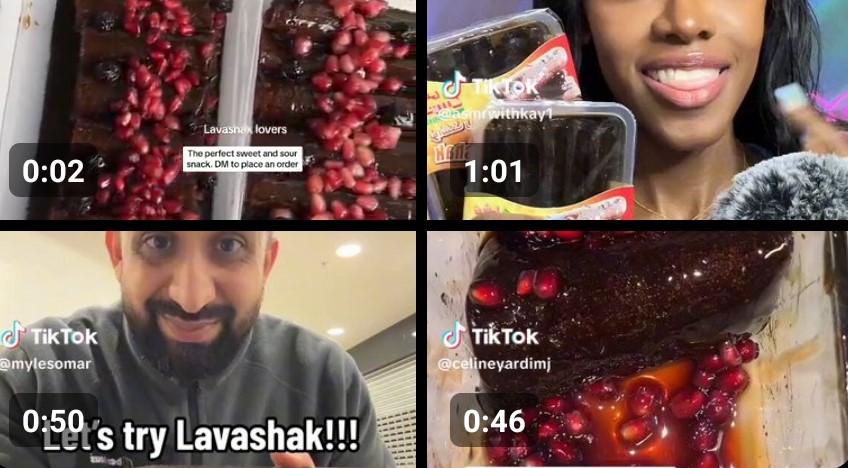 ترند شدن لواشک ایرانی در میان کاربران خارجی + ویدئو