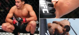 مبارز برزیلی به خاطر گاز گرفتن حریف در اولین مبارزه خود از UFC کنار گذاشته شد + ویدئو