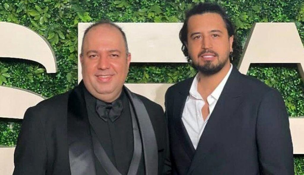 سلفی علی‌ اوجی و مهرداد صدیقیان با جورجینا رودریگز در عربستان