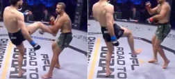 لحظه‌ای که مبارز MMA دست حریف خود را می‌شکند! + ویدیو