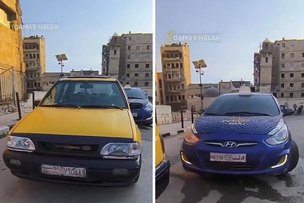 مقایسه طنز تاکسی‌های حلب و ادلب پس از سقوط بشار اسد + ویدیو