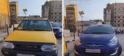 مقایسه طنز تاکسی‌های حلب و ادلب پس از سقوط بشار اسد + ویدیو